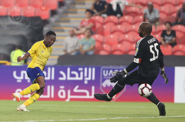 Ahmed Musa picks his spot to score on his Al Nassr debut in Saudi Arabia