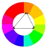 Komposisi warna  dalam  desain  grafis  Chopaster