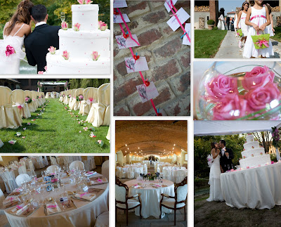 Pink And White Wedding Decorations