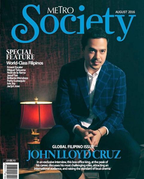 John Lloyd Cruz - Metro Society Aug 2016