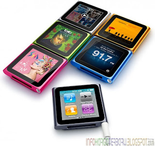 Harga iPod Nano 6th Generation 8 & 16 GB Spesifikasi 2012