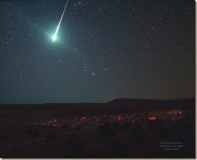 'Night Streaker' photo by Howard Edin September 30, 2008