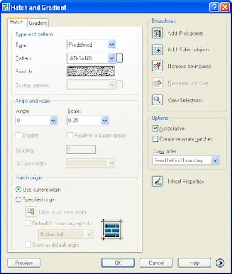 Kotak Dialog Hatch and Gradient