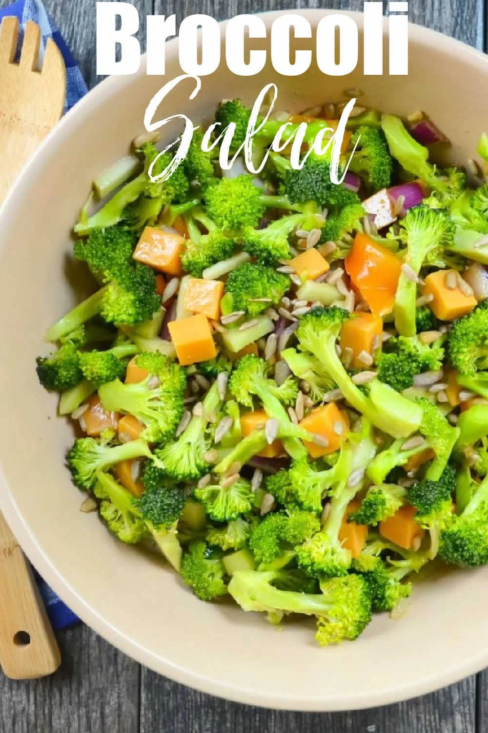 Broccoli Salad with an Asian Sesame Dressing
