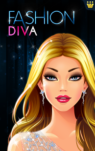 Screenshots of the Fashion Diva for Android tablet, phone.