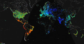 Peta Paling Unik Penggunaan Internet di Dunia