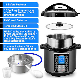 Pressure Cooker Instant Crock 10 in 1