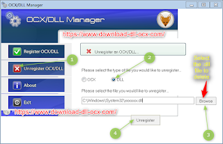 register dll file by ocx/dll manager tool