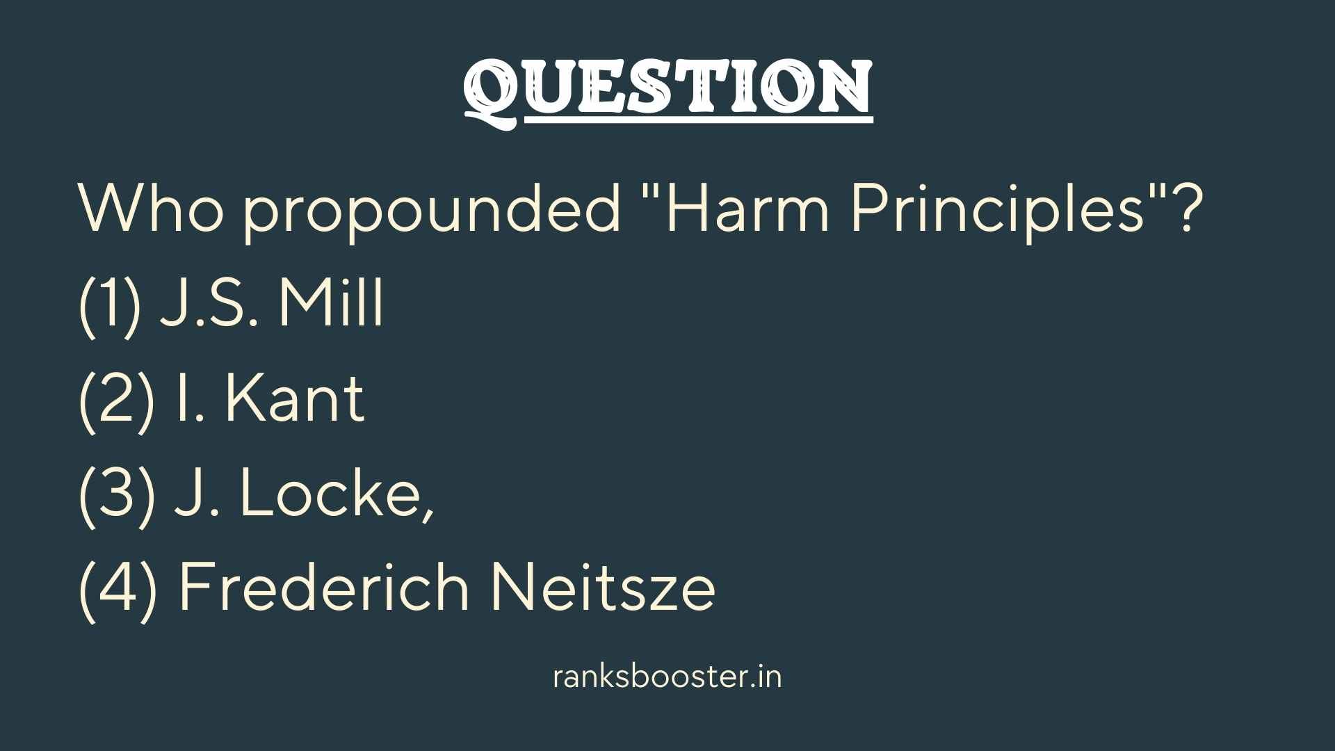 Who propounded "Harm Principles"?