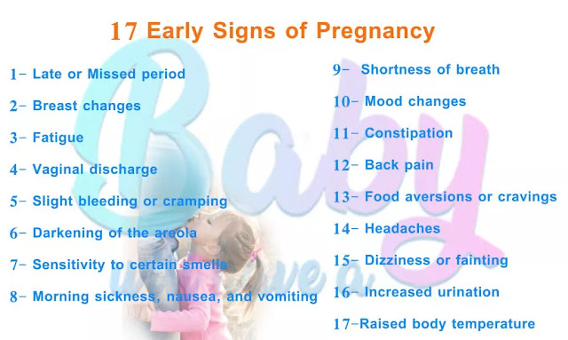 17 early signs of pregnancy