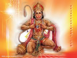 hanuman ji baithe hue