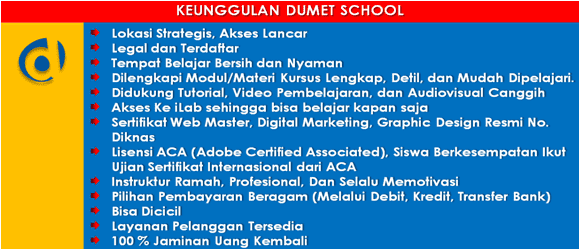 Kursus Web Master dan Internet Marketing Jakarta Depok Tangerang