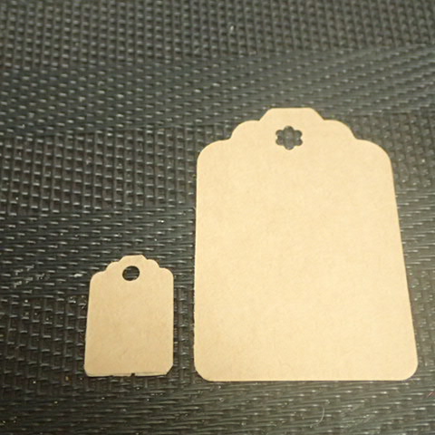 クラフトパンチを使ったタグのつくり方 値札 タグ 海外輸入のクラフトパンチ 縁魂 Paper Punch Shapes
