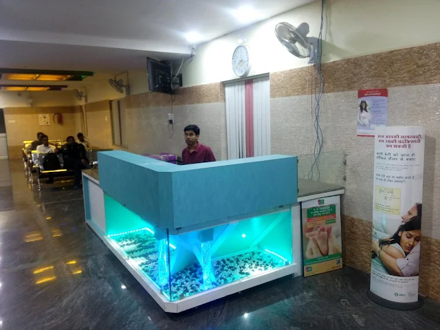 Front desk at Mahapatra Hospital