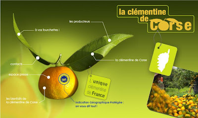 mandarine et clémentine corse