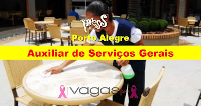 Press Gastronomia abre vagas para Auxiliar de Serviços Gerais em Porto Alegre