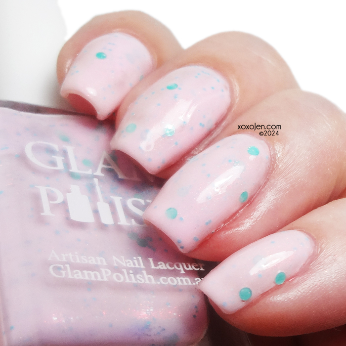 xoxoJen's swatch of Glam Polish So Fetch!