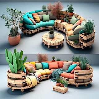 60 ideas de muebles en madera creadas por la IA