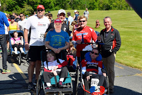 Start of the 2014 race with Team Hoyt