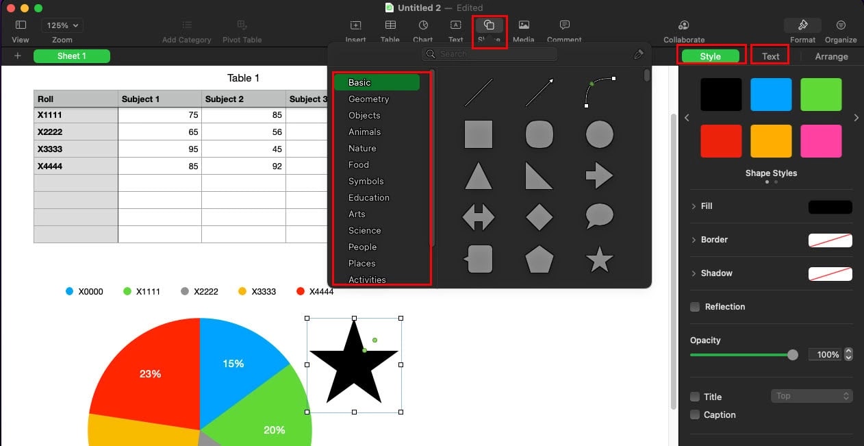 Tutorial Bentuk Angka Apple Numbers