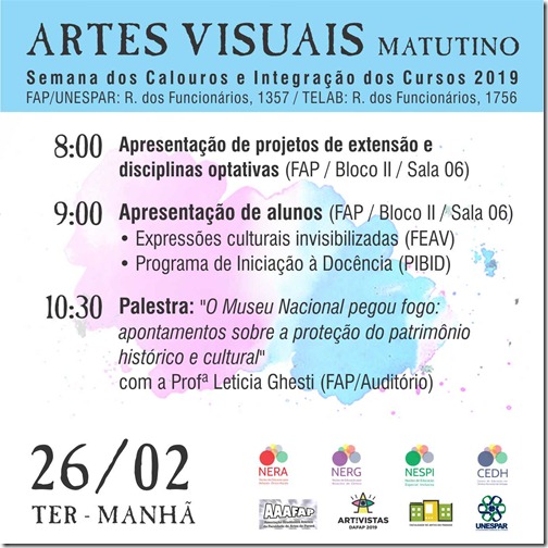 Terça Manhã Artes Visuais