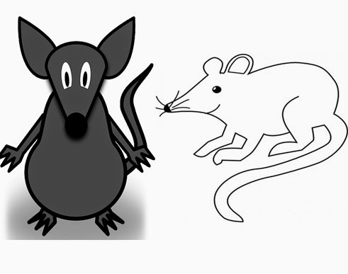 Terbaru 11 Gambar Tikus Kartun  Hitam Putih Gani Gambar