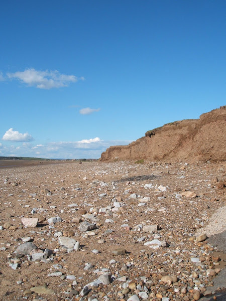 coastal erosion on sand banks in north somerset