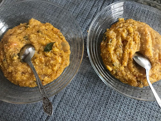 Polenta Upma - pantry dish