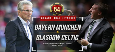 Prediksi Bola Jitu Bayern Munchen vs Celtic 19 Oktober 2017