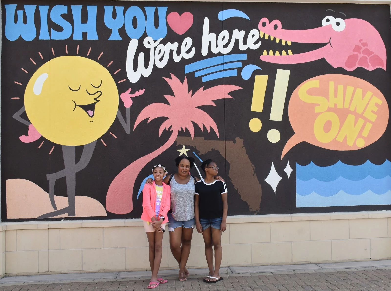 Wish You Were Here Mural in Destin Florida