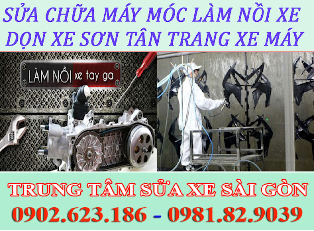 Bảng giá tháng ưu đãi sơn xe máy tại Sơn sửa xe Sài Gòn