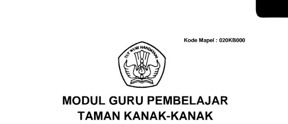 Modul Guru Pembelajar (Gp) Paud Tk Lengkap