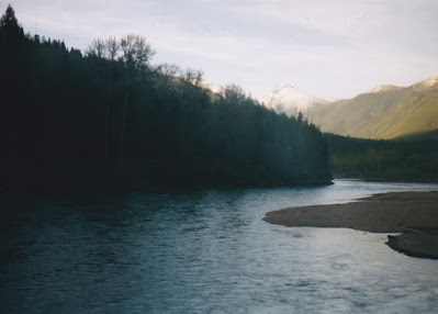 Middle Fork of the Flathead River at West Glacier, Montana on May 24, 2003