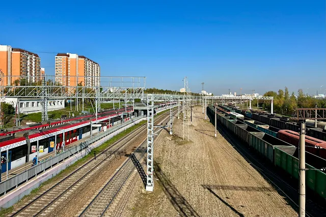 железнодорожная станция МЦД Красный Строитель