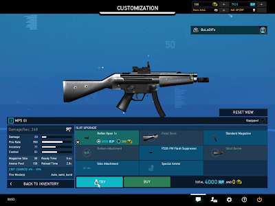 Ghost Recon Online - Control 51 SMG Stats