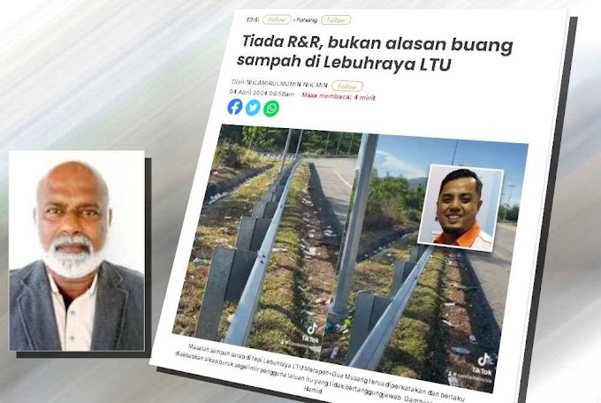 Letak CCTV tangkap pelaku buang sampah di Lebuhraya LTU