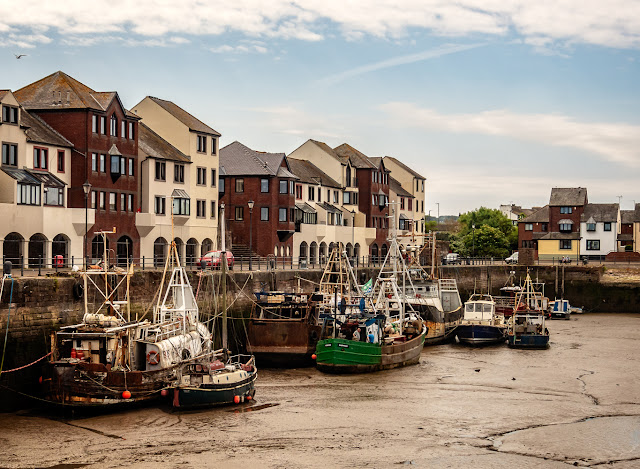 Photo of Maryport Harbour at low tide