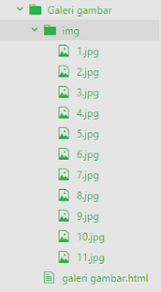 Membuat galeri gambar dengan javascript