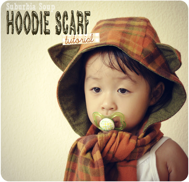 hoodie scarf sewing tutorial