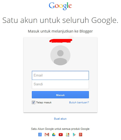 Daftar blogspot 