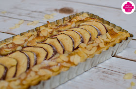 Tarte amandine aux pommes