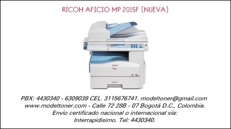 RICOH AFICIO MP 201SF - NUEVA