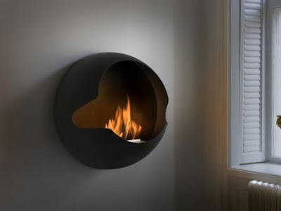 Contemporary Cupola Fireplace
