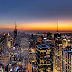 New York City Skyline - Sunset Wallpaper