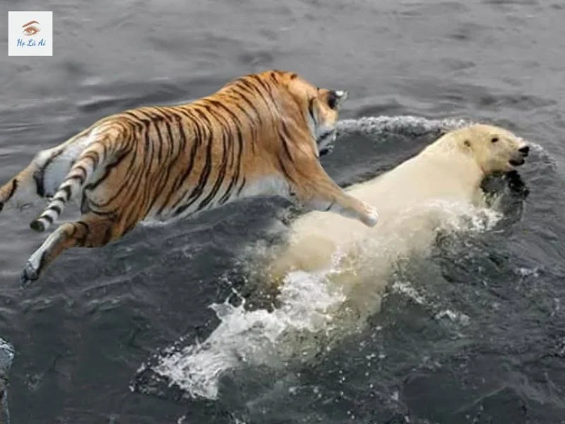 Polar bear vs tiger