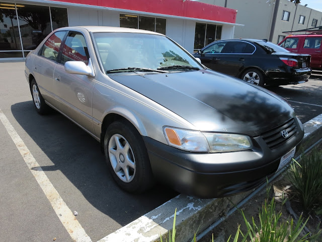 1999 Camry before Complete Paint Job at Almost Everything Auto Body.