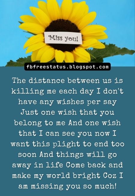 Missing You Messages for Boyfriend