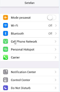 How to setting gprs iphone clone/replika/cina