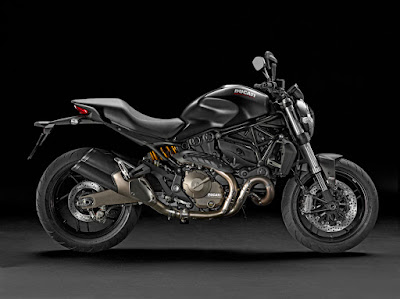 All New Ducati Monster 821 Black side view HD Images