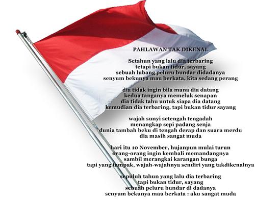 Kumpulan Puisi Kemerdekaan RI 17 Agustus dan Puisi Pahlawan